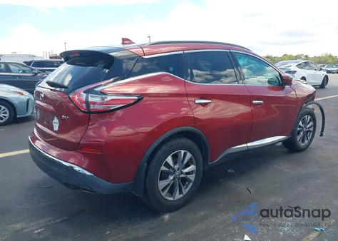2017 Nissan Murano Sv z USA, uszkodzony, nr VIN 5N1AZ2MG6HN135359